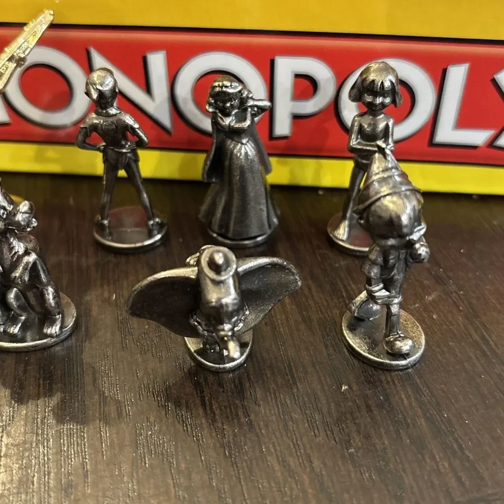 Monopoly Disney Edition COMPLETE Parker Brothers 2009 Classic Golden Tinker Bell